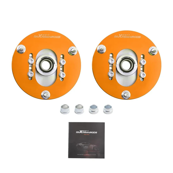 MXPR BMW E46 320 323 325 328 M3 Coilover Top Mount Adjustable Camber Plates