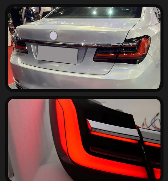 TYPY Pair LED BMW 7 Series 09-15 F01 F02 Style G12 Rear Lights Dynamic Tail LHD