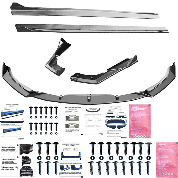 OW Body Body Styling Kit ABS Black Gloss MERCEDES CLA45 S Aero Pack C118 19-23