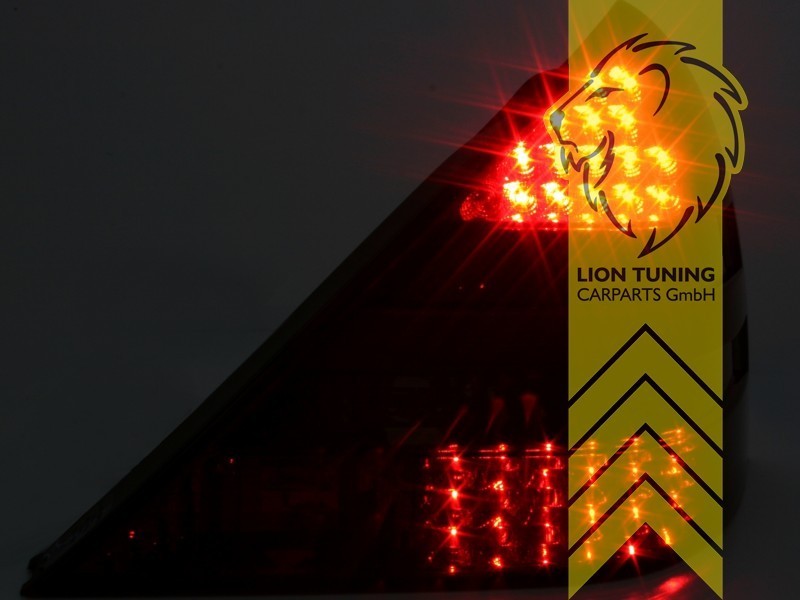 LT Pair LED Lightbar Rear Lights Tail Mercedes SLK R170 96-04 black red LHD