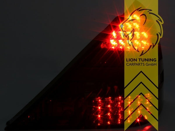 LT Pair LED Lightbar Rear Lights Tail Mercedes SLK R170 96-04 black red LHD