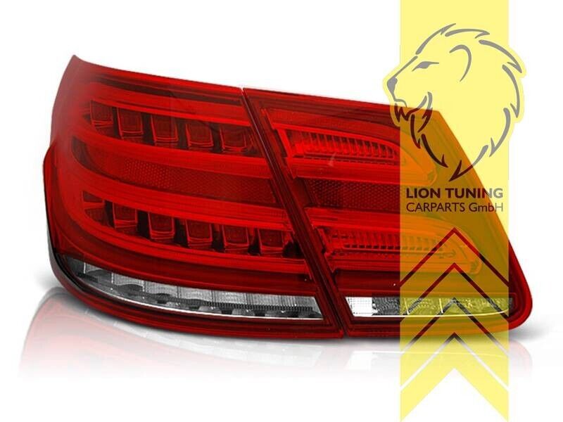 LT Set LED Lightbar REAR LIGHTS Tail Mercedes W212 Sedan E-Class red LHD