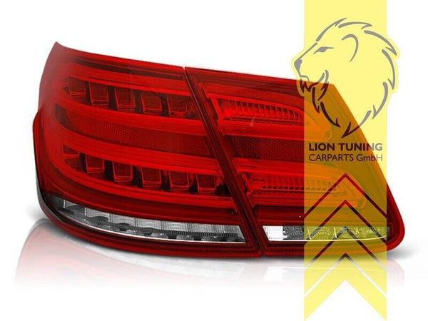 LT Set LED Lightbar REAR LIGHTS Tail Mercedes W212 Sedan E-Class red LHD