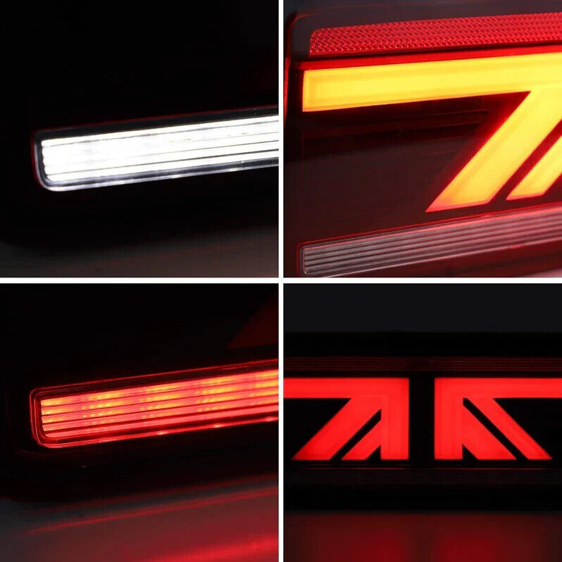 VLAND Pair Suzuki Jimny 19+ LED DRL Lightbar Rear Lights Tail Lamps Smoke LHD