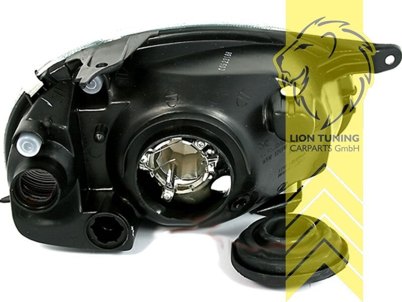 LT Pair Aftermarket Halogen Headlights Opel Corsa B Combo B 93-01 black LHD