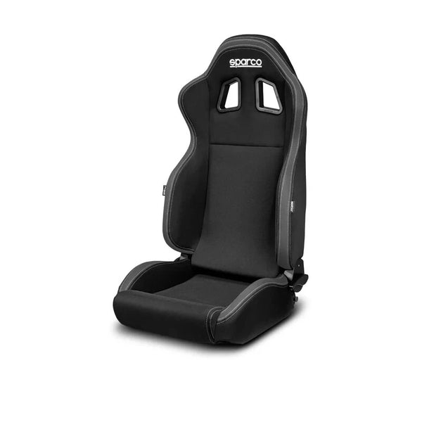 ATS Sparco Universal Bucket Seat R100 MY22 Black Grey Recline 8033280434021