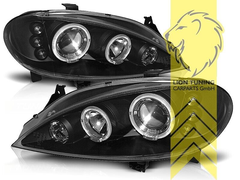 LT LED DRL Lightbar Halo Headlights Renault Megane 1 Coach Cabrio Grandtour LHD