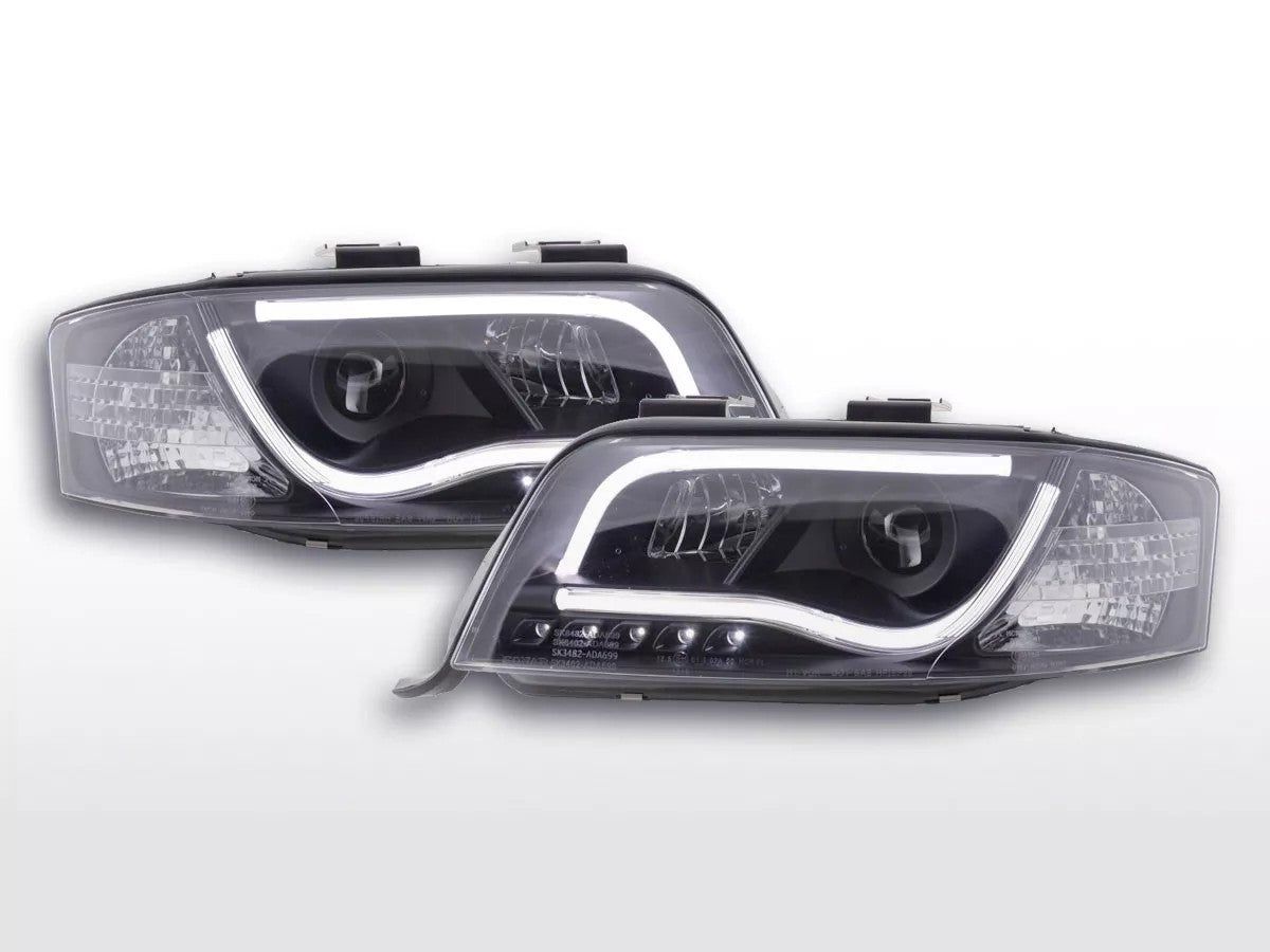 FK Pair LED DRL Lightbar Headlights Audi A6 C5 4B 01-04 RHD