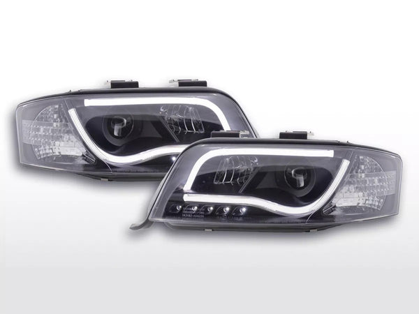 FK Pair LED DRL Lightbar Headlights Audi A6 C5 4B 01-04 RHD
