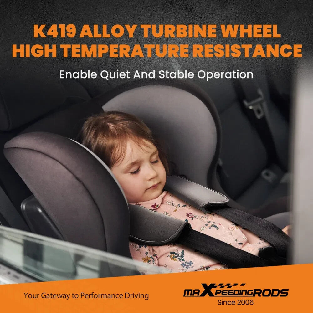 MXPR Billet Compressor Wheel Street Universal Turbocharger Perfect for 4 & 6 CYL 1.5 - 2.5