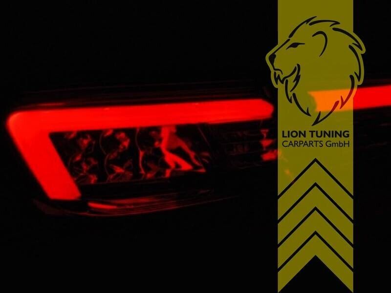 LT Pair LED Lightbar DRL Rear Lights Renault Clio 4 MK4 X98 12-16 red clear LHD