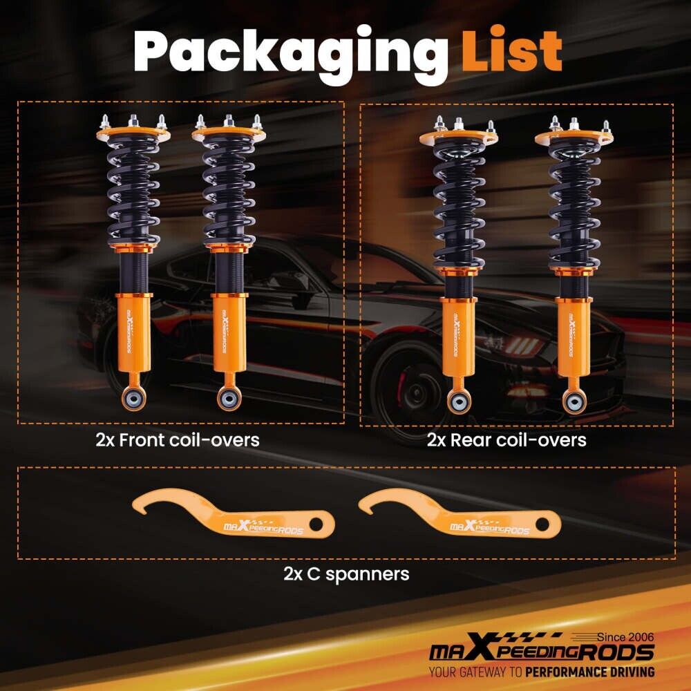 MXPR Coilovers Lowering Lexus LS 400 XF10 1990 91 92 93 1994 Saloon