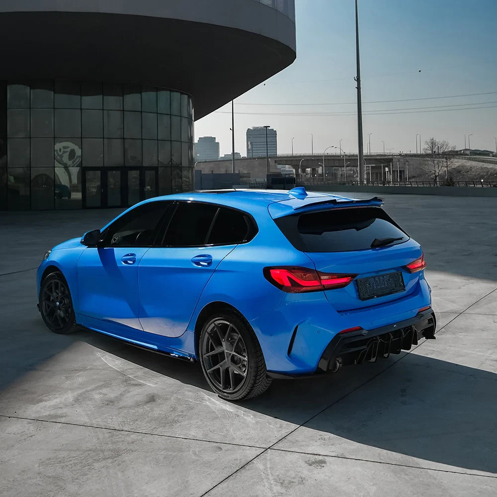 OW Side Skirts Extensions BMW 1 Series F40 M-Pack M135i 19-24 Gloss Black