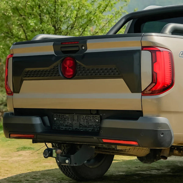 OW  Tailgate Cover Panel Armour VW Amarok 2022+ HD Body Styling Matte Black