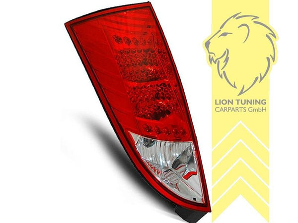 LT Pair LED Lightbar Rear lights Ford Focus 1 FL 98-04 DAW DBW hatchback red LHD