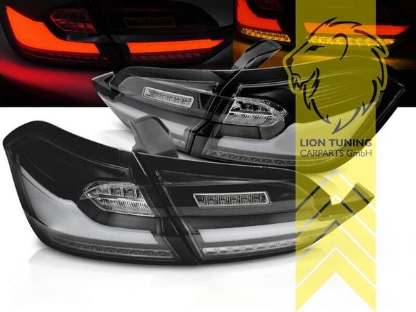 LT Pair LED DRL Lightbar Rear lights Ford Fiesta 8 MK8 17-Now black smoke LHD