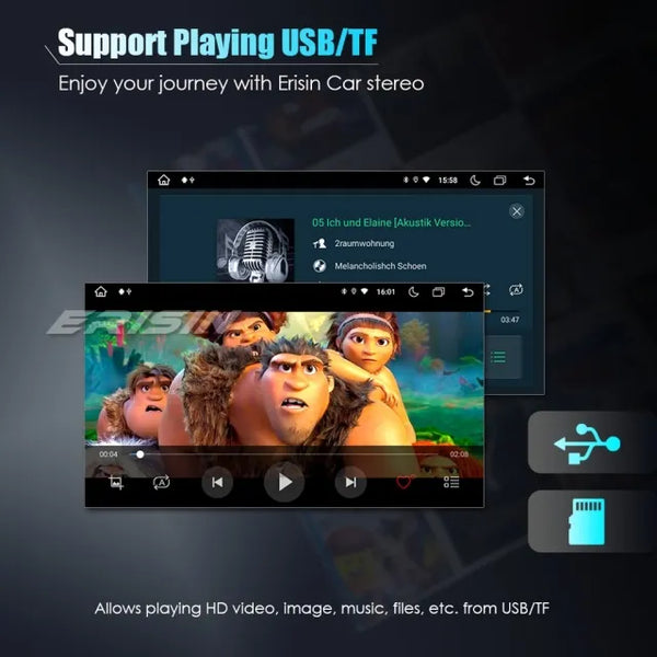 ES2728V 9" DAB+Android 10.0 Car Stereo GPS Radio SatNav OPS For VW T5 Sharan Touran Amarok Bora EOS Passat Golf 5 6 Touran Polo Seat