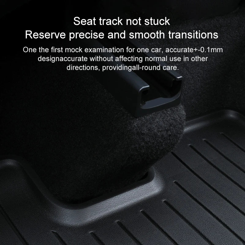 For Tesla Trunk Mat Model Y Model 3 high land Floor Mat 2021-2025 Luggage Mat TPE waterproof Anti-Slip Set Floor Liner Mat