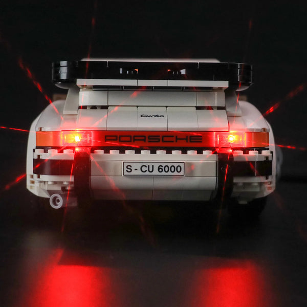 Hprosper LED Light For 10295 Creator Expert Porsche 911 Car Decorative Lamp With Battery Box (Not Include Lego Building Blocks)