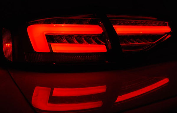 FK Set Audi A4 B8 8K 13-15 LED-RÜCKLICHT DRL Lightbar TAIL LIGHTS Chrom S4