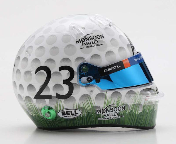 Alexander Albon F1 Miami GP 2023 Helmet 1:5 Scale Spark Resin Replica