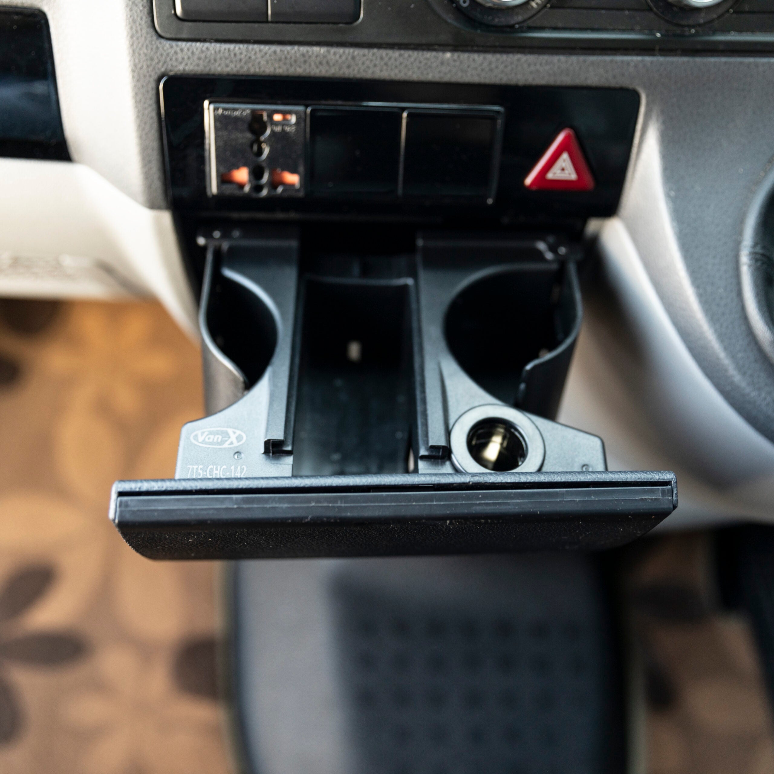 For VW T5.1 Transporter Campervan Cup Holder with Extension - 2 Extra Replacement Drink Holders