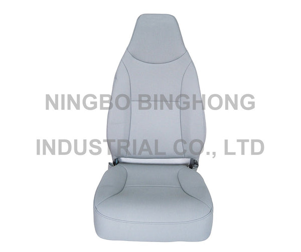 BINGHONG SINGLE / INDIVIDUAL (x1) JEEP-3 Wrangler Universal Bucket Seat Grey Synthetic Leather