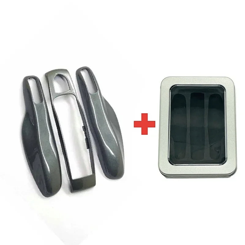 3Pcs Car Smart Remote Key Case Fob Cover Shell for Porsche Panamera Spyder Carrera Macan Boxster Cayman Cayenne 911 970 981 991