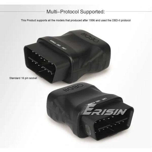 ES357 OBD2 Scanner V 1.5 BT4.0 Car Diagnostic Tool Code Reader Fault Scanner Data Gauges for iOS Android Windows