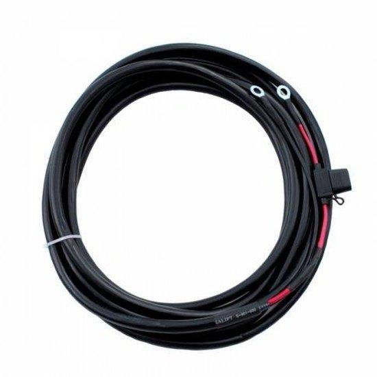5m 6.0mm² dual-core extension cable with fuse & ring terminals