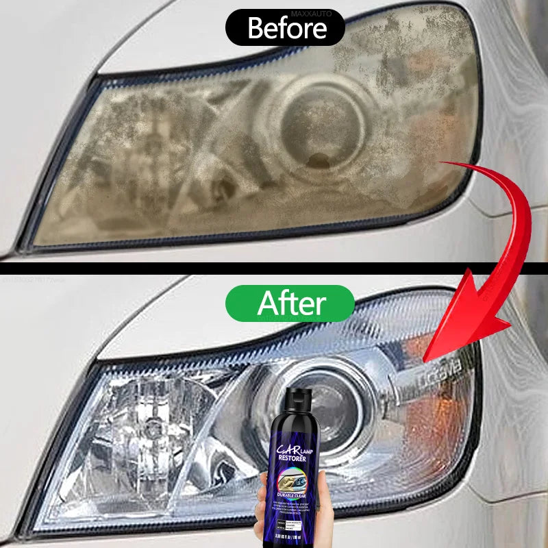 Car Headlight Restoration Polishing Headlamp Scratch Remover Repair Cleaning Paste Remove Oxidation Headlight Polish Liquid