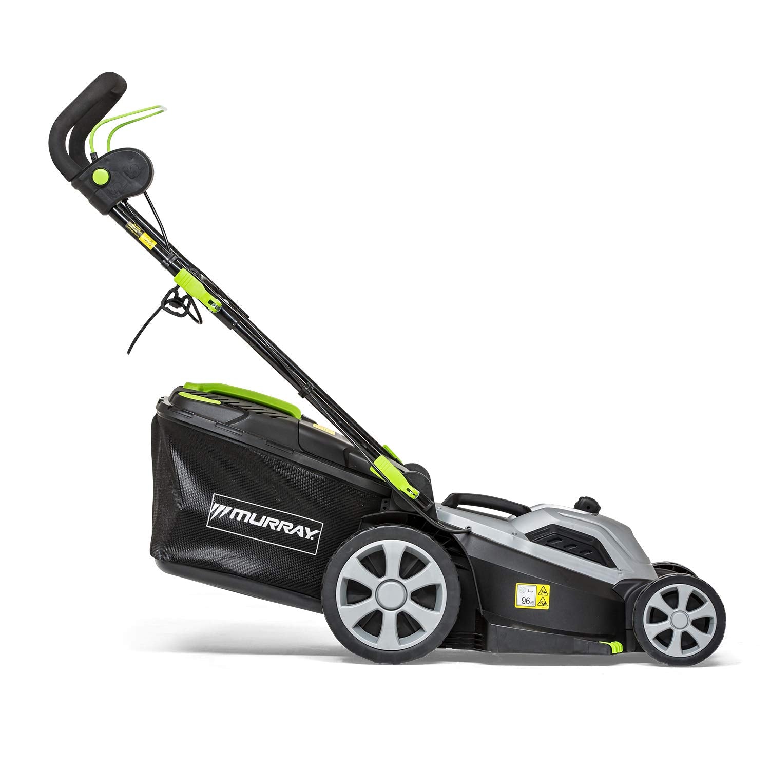 Murray Corded Electric Lawnmower 2-in-1 - Compact Lawn Mower 1200W/32cm with Grass Box 27L for Small Lawns - Ergonomic Soft Grip for Easy Grass Cutting, Overload Protection