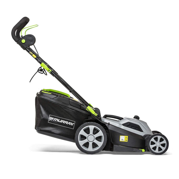 Murray Corded Electric Lawnmower 2-in-1 - Compact Lawn Mower 1200W/32cm with Grass Box 27L for Small Lawns - Ergonomic Soft Grip for Easy Grass Cutting, Overload Protection