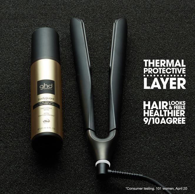 ghd Bodyguard Heat Protect Spray - Invisible & Lightweight Heat Protection, Protects Against Heat Damage, Hair Looks & Feels Healthier - 120ml