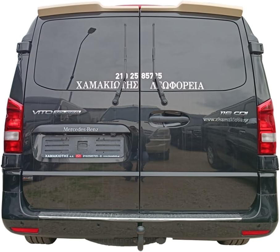 Motordrome Roof spoiler compatible with Mercedes Vito W447 2014- (with 2 barn doors) (PUR-IHS)