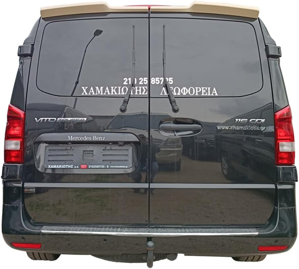 Motordrome Roof spoiler compatible with Mercedes Vito W447 2014- (with 2 barn doors) (PUR-IHS)