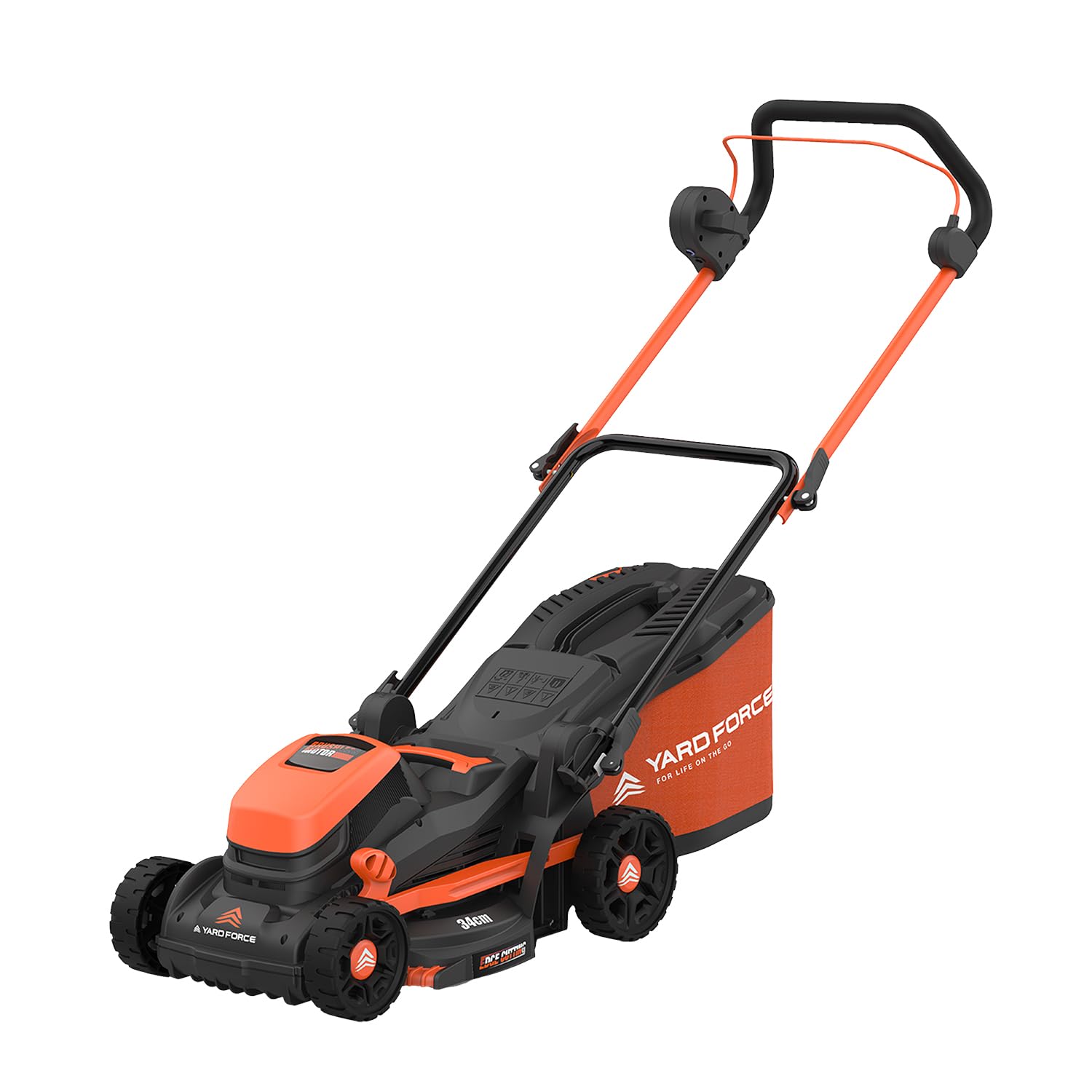 Yard Force Cordless Lawnmower, 20v 4.0ah, 33 cm cutting width