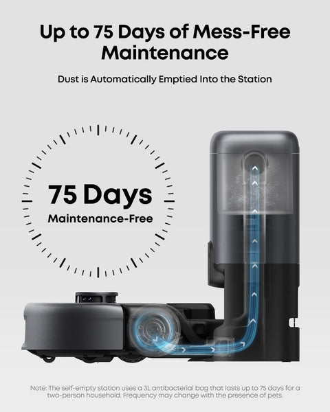 eufy Omni S1,Robot Vacuum Cleaner with Mop, Incredible Suction, All-in-One Station, Smart Obstacle Avoidance, Lift Mop, Wi-Fi, App, Alexa, Corner-to-Edge Deep Cleaning