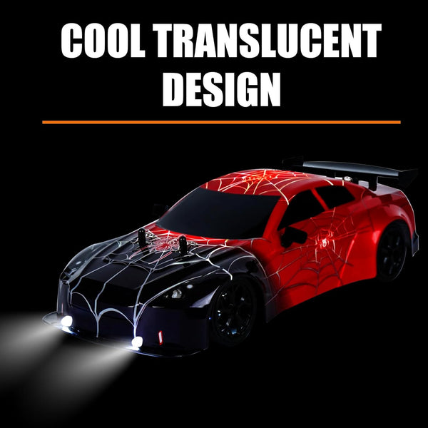 iBlivers Spider RC Drift Car, 1:14 Remote Control Drift Car with Full Proportional Throttle 4WD GT Vehicle RC Drifting Cars Gifts Toy for Adults Boys Kids