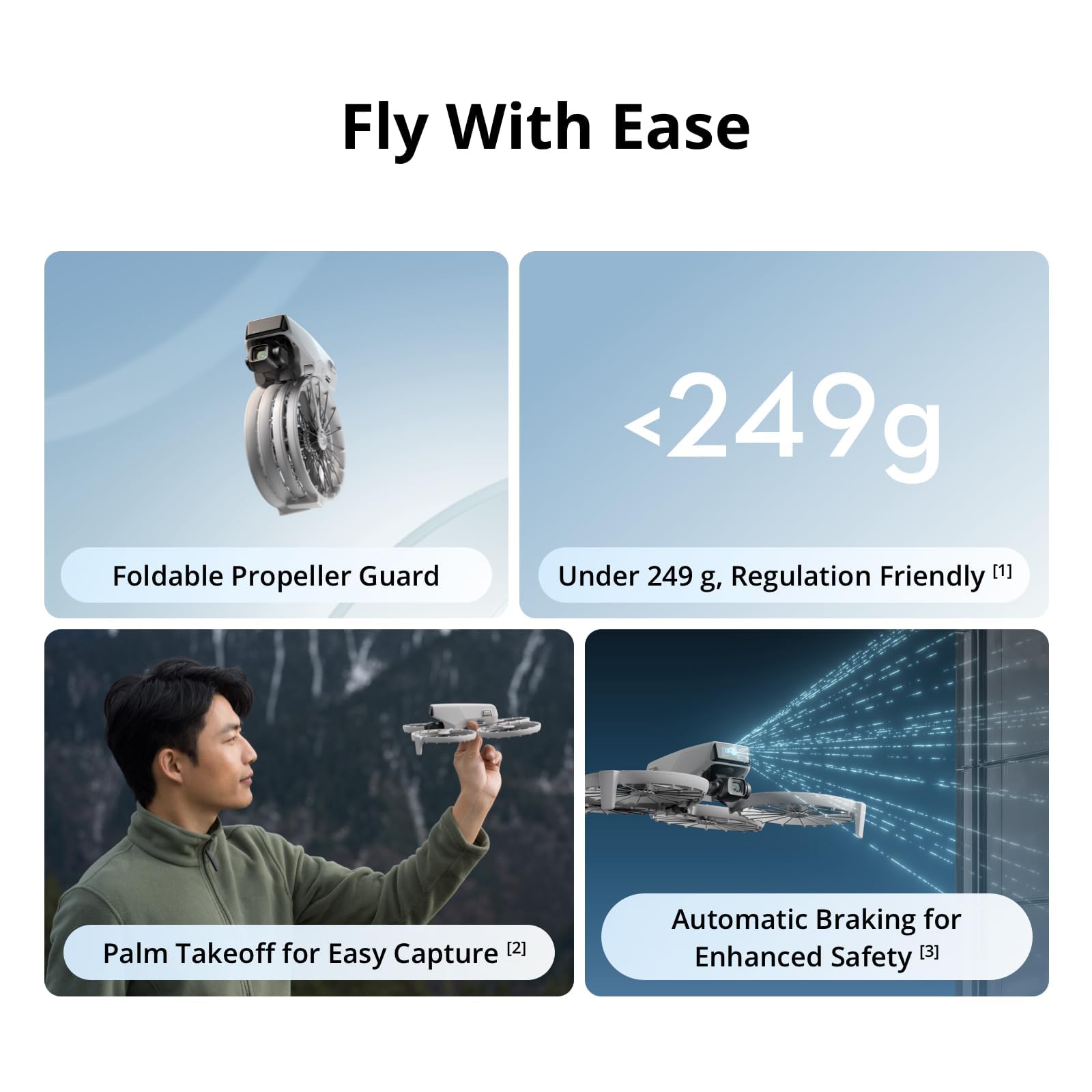 DJI Flip With RC 2 Screen Remote Controller, Follow Me Drone With 4K UHD Camera for Adults, Under 249 g, 3-Axis Gimbal Stabilization, 13km Video Transmission, Palm Takeoff, 31-Min Flight Time