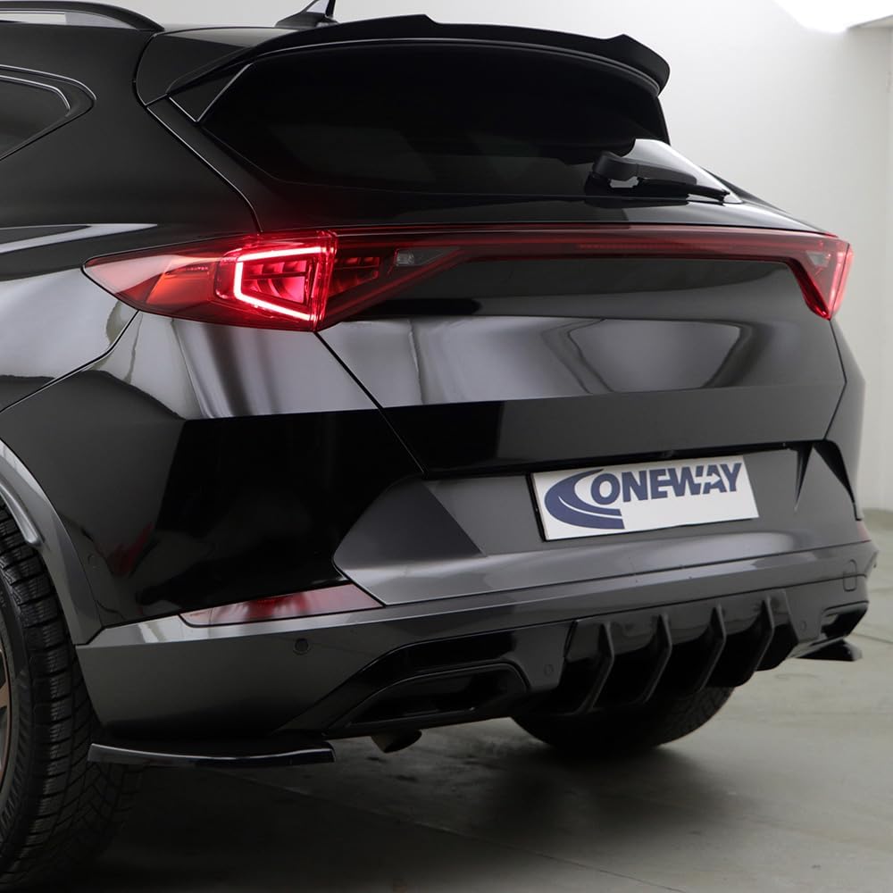 Oneway Rear Diffuser compatible with Cupra Formentor 2020-2024 excl. VZ/VZ5 - Gloss black