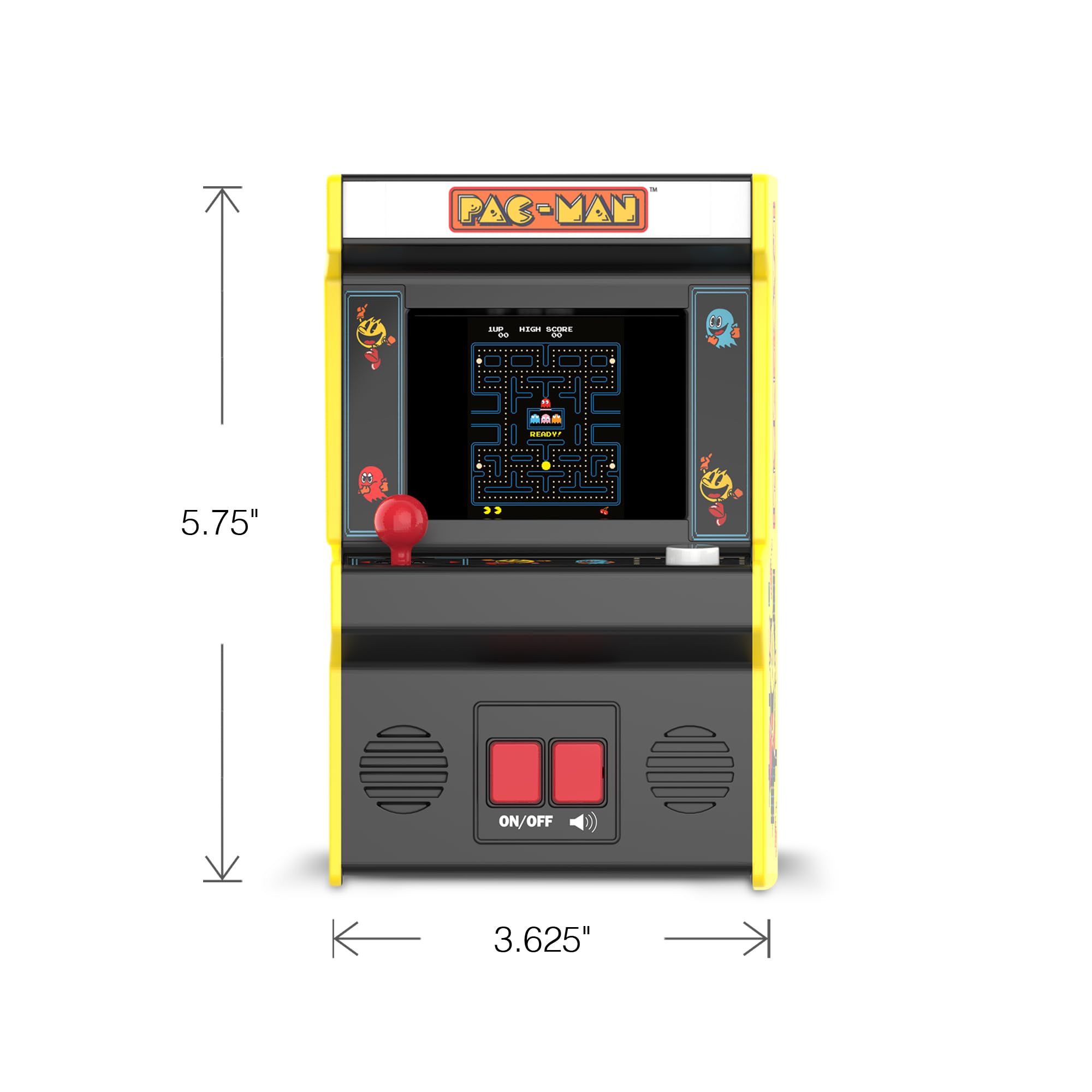Arcade Classics Pac-Man - Retro Mini Arcade Game, 4-Color Screen, Great Gift for Kids 8 to 98