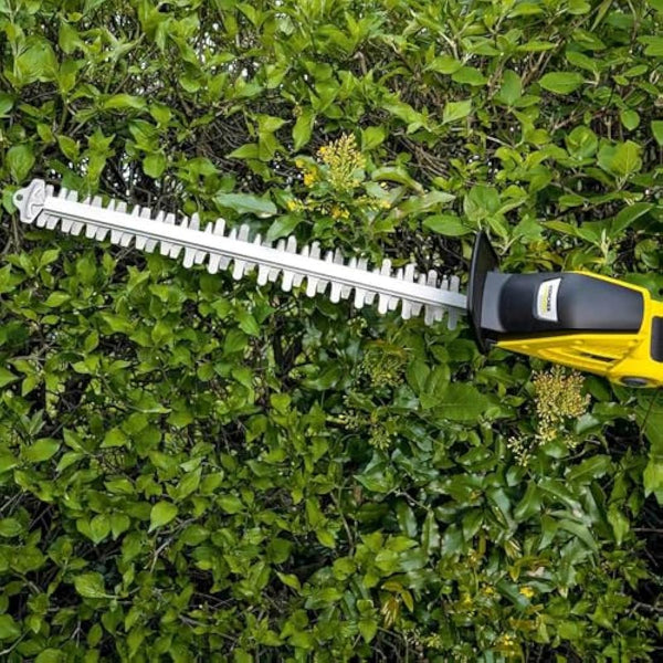 Kärcher 18v Cordless Pole Hedge Trimmer PHG 18-45, cutting length: 45 cm, extension insert, angled cutting head, power: max. 250-500 m, can be used with Kärcher 18v battery, battery not included