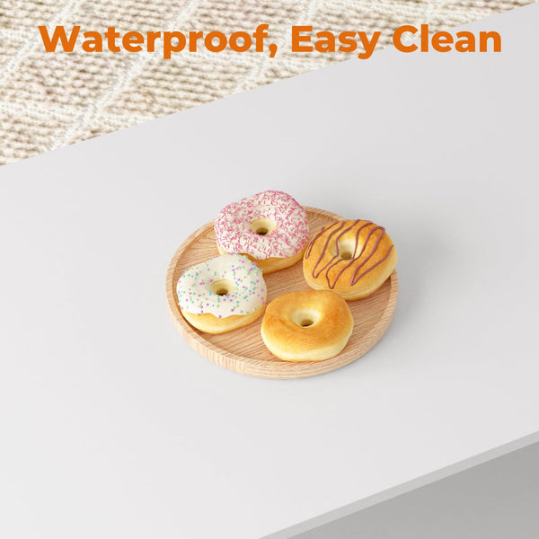 GreenForest Coffee Table with 2-Tier Storage,100 cm Living Room Table with Round Corner, Center Table with X-Frame Design for Home Office,White