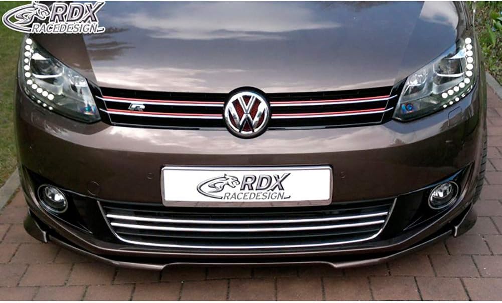 RDX Racedesign Front spoiler Vario-X compatible with Volkswagen Touran 2011- & Caddy 2010- (PU)
