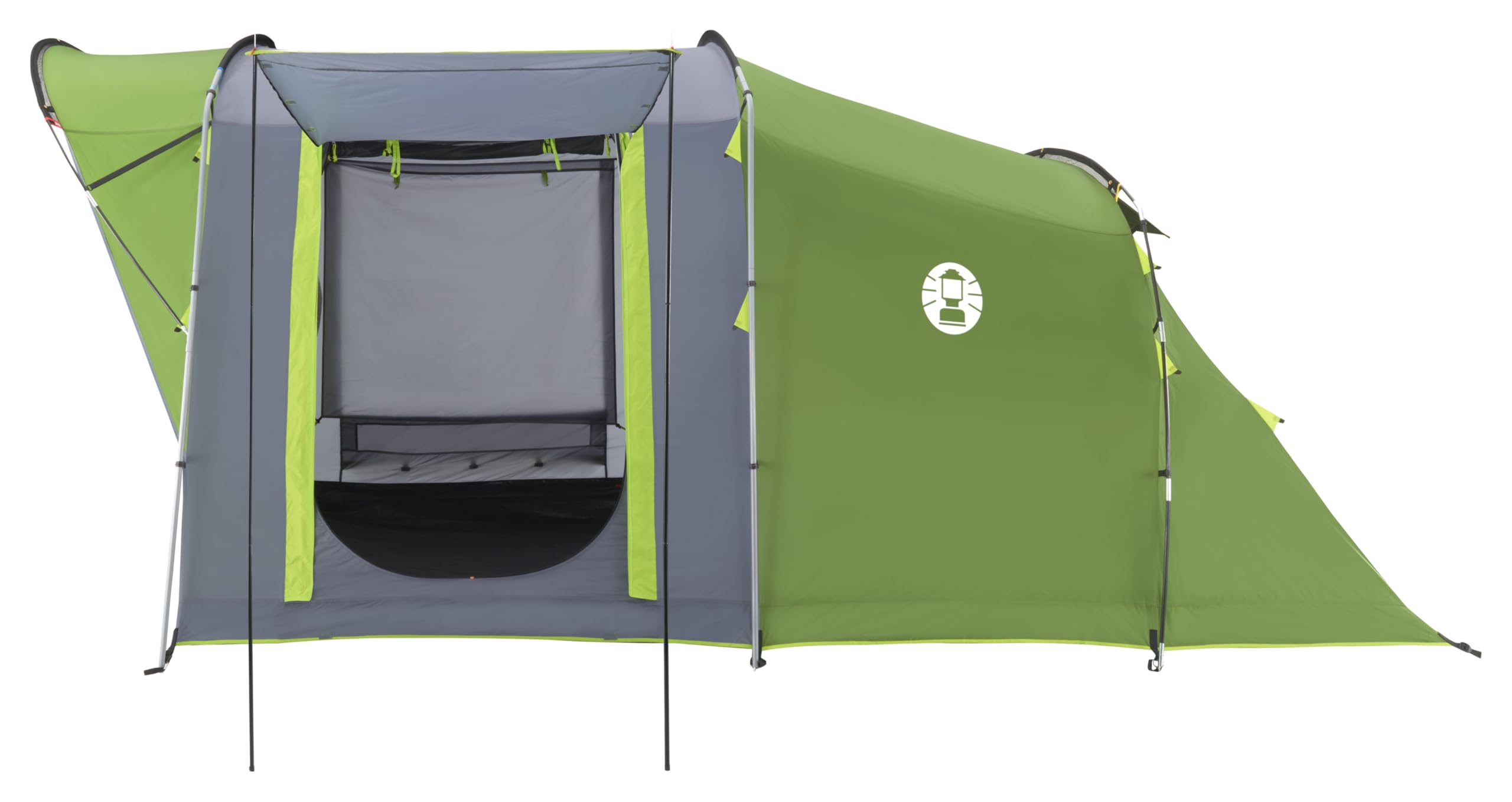 Coleman Oak Canyon 4 BlackOut Tent | 4 Man Family Tunnel Tent with 2 Special Darkened Bedrooms and Living area | 4 Person Camping Tent | 4500mm Waterproof | Sewn-in Groundsheet