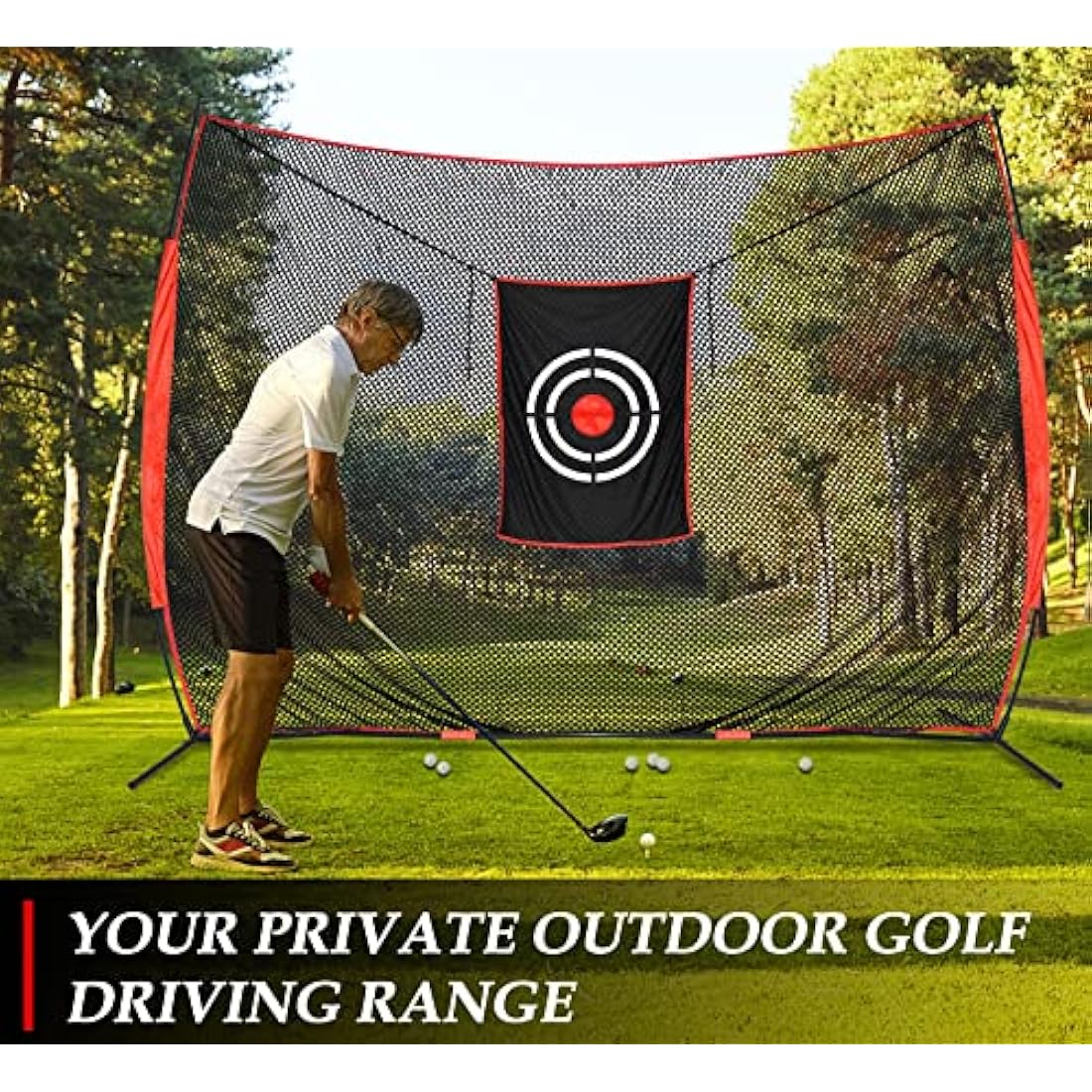 KAIDIDA Golf Nets: Golf Driving Practice Net Hitting Swing Chipping for Backyard Garden