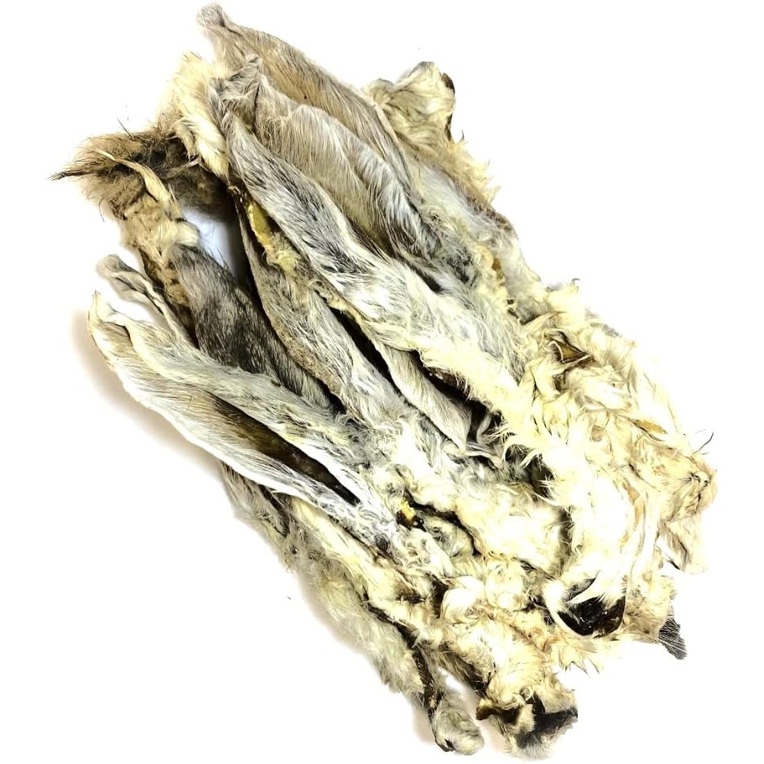*Premium* Rabbit Ears with Fur 1kg Natural Dog Treats Chews Hypoallergenic Hair LOD3