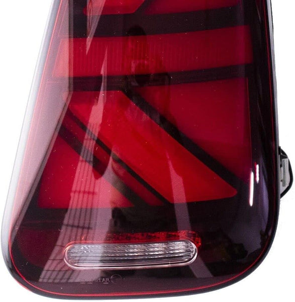 GAZOZ PERFORMANCE LED Tail Lights Union Jack Red Lens Compatible with 04-08 Cooper R50 R52 R53 Mk1