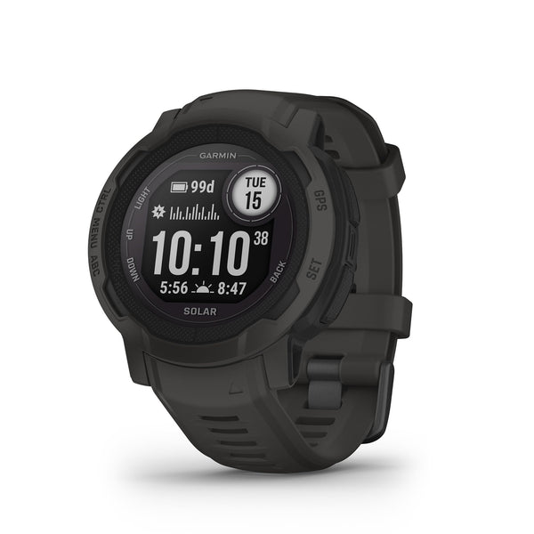 Garmin Instinct 2 GPS 45mm Smartwatch, Rugged watch, Built-in Sports Apps & Health Monitoring, Ultratough Design Features, up to 28 days Battery Life, Graphite